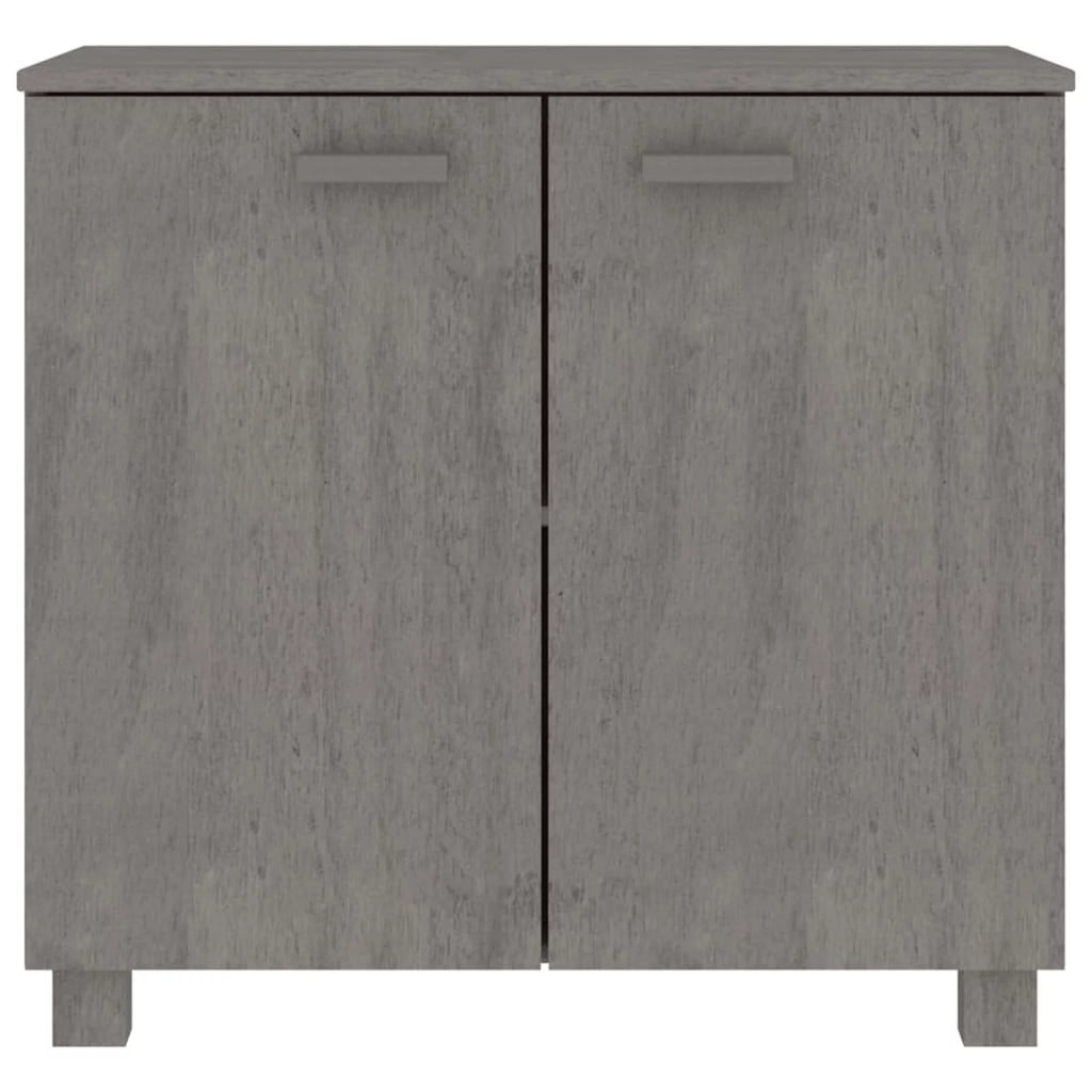Wooden Sideboard with 2 Doors Pine Wood Storage Cabinet Q94678