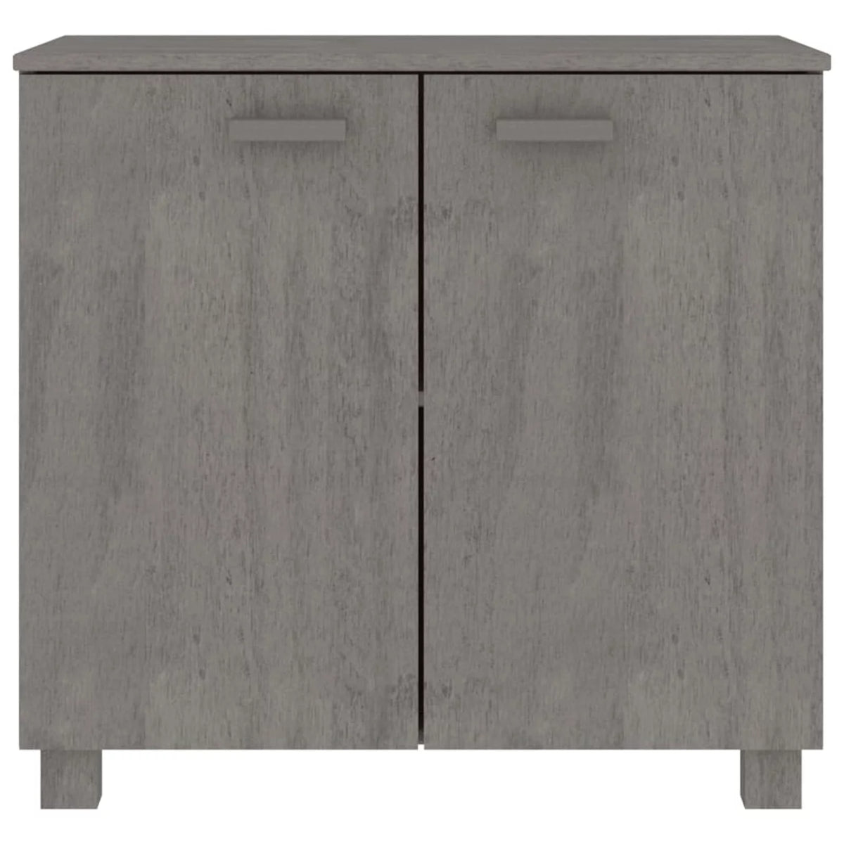 Wooden Sideboard with 2 Doors Pine Wood Storage Cabinet Q94678