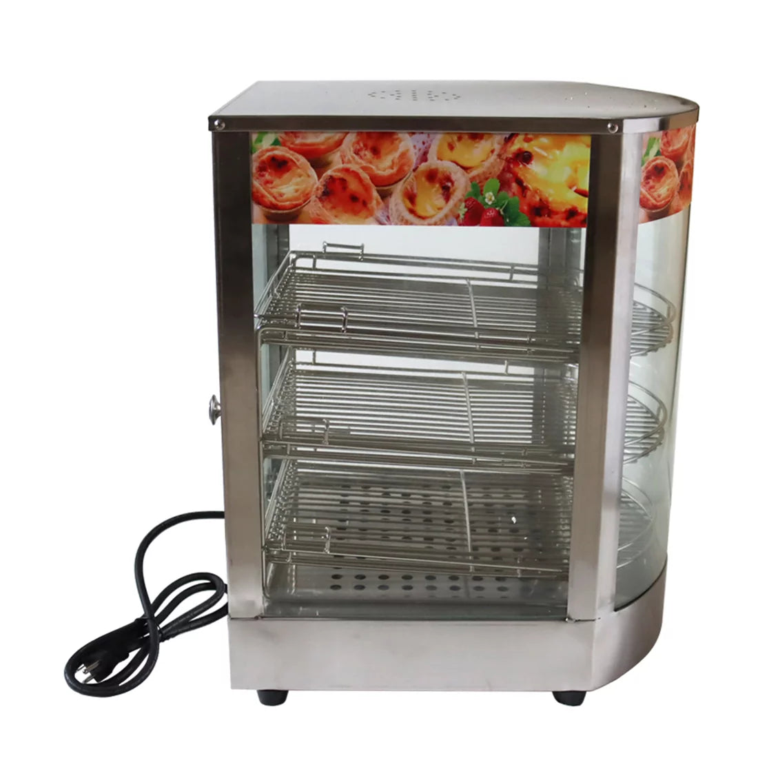 3 Layers Electric Food Warmer Display Case 850W T179