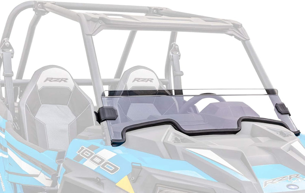 Heavy Duty Non-Scratch Clear Polycarbonate Half Windshield O678950
