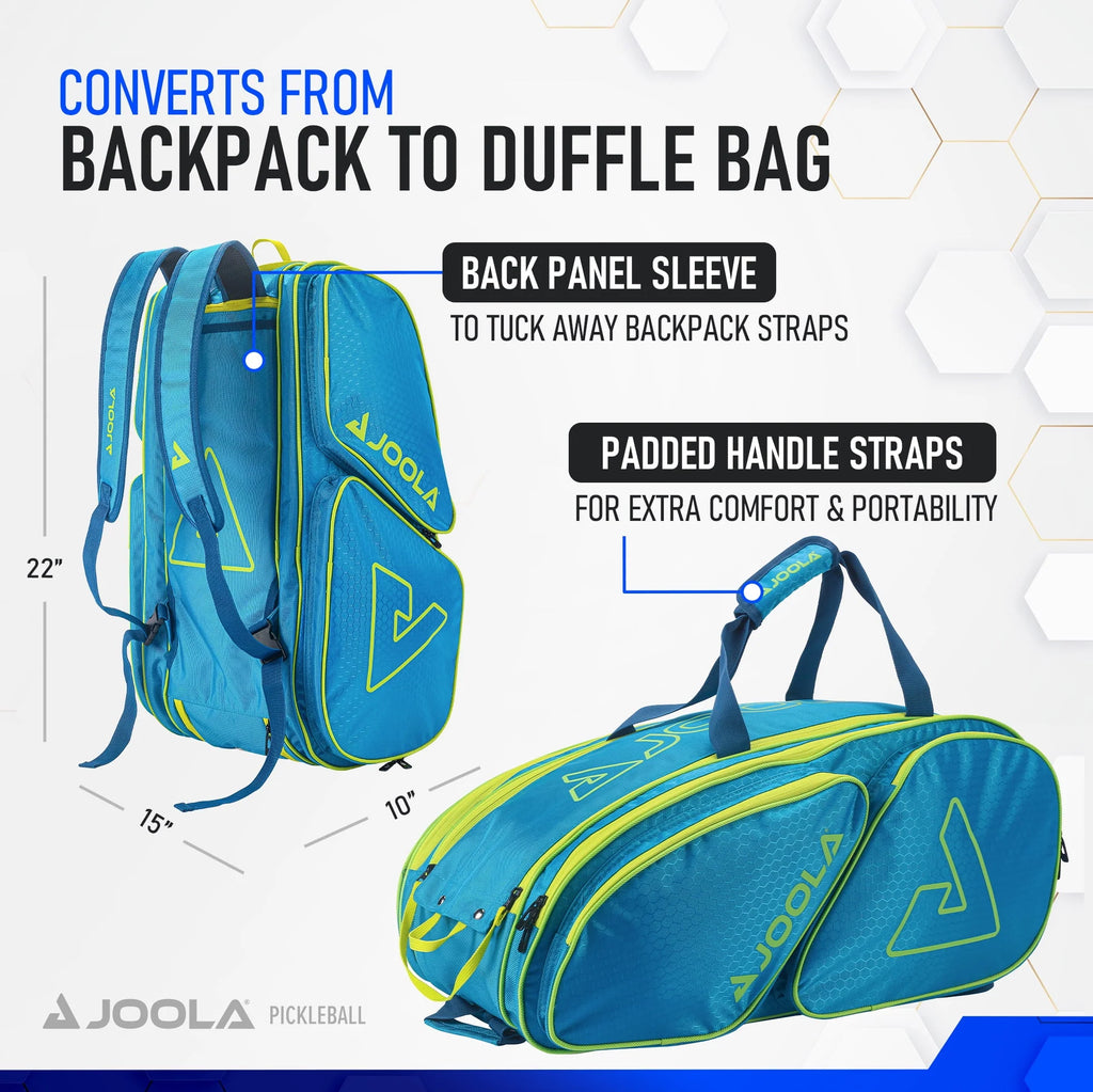 Black/Yellow Pickleball Bag Backpack R29808
