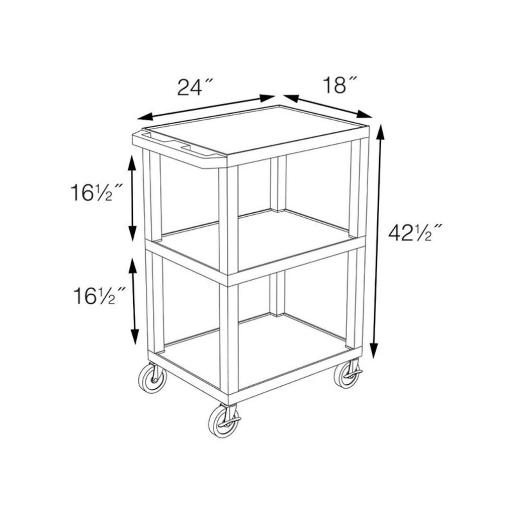 Red Tuffy Cart 42x22 with Putty Legs K946