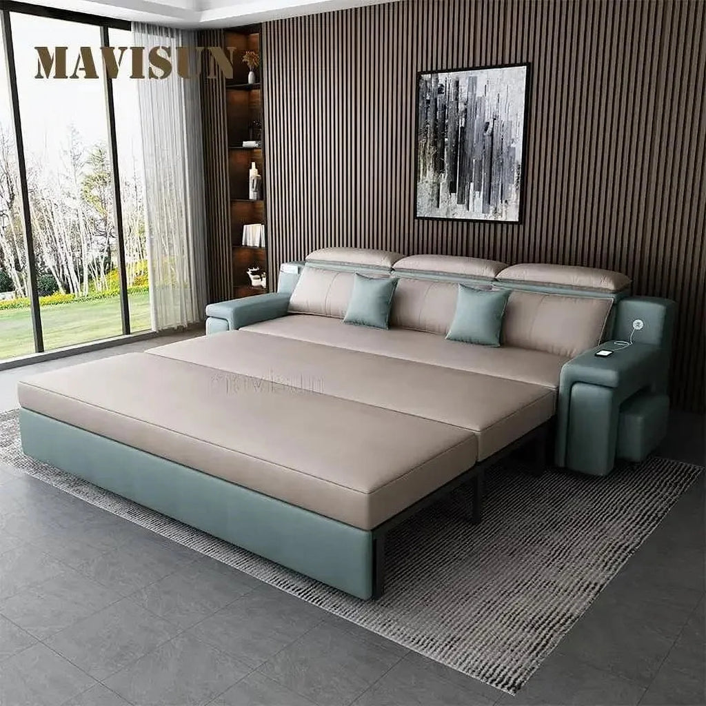 Multifunctional Technology Cloth Sofa Bed U84960