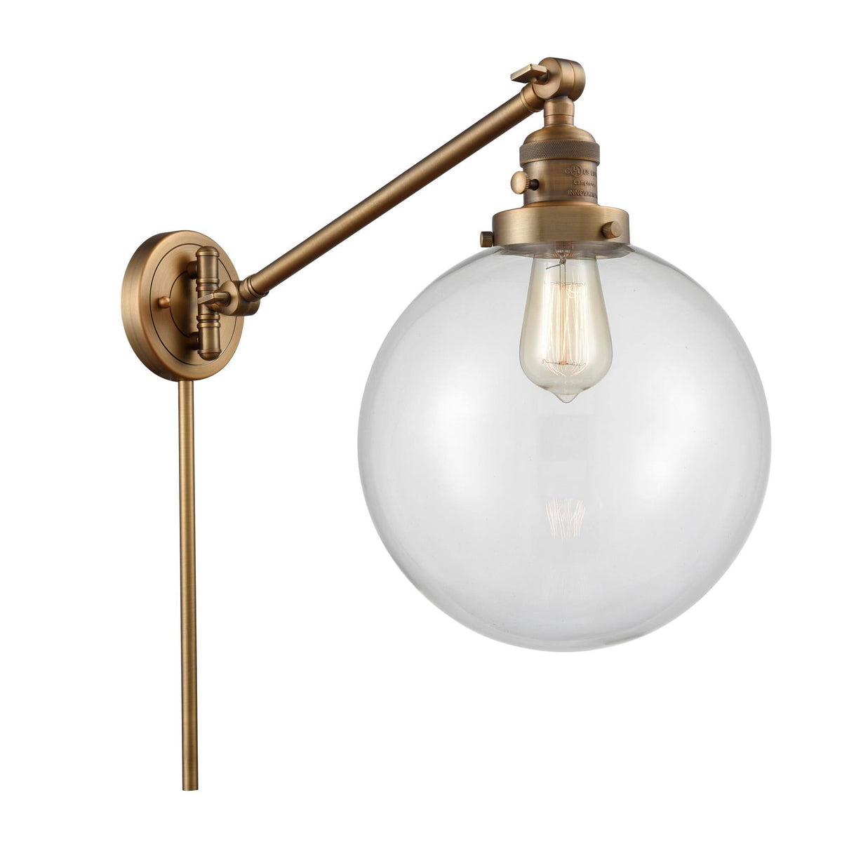 Brushed Brass Swing Arm Lamp A142495