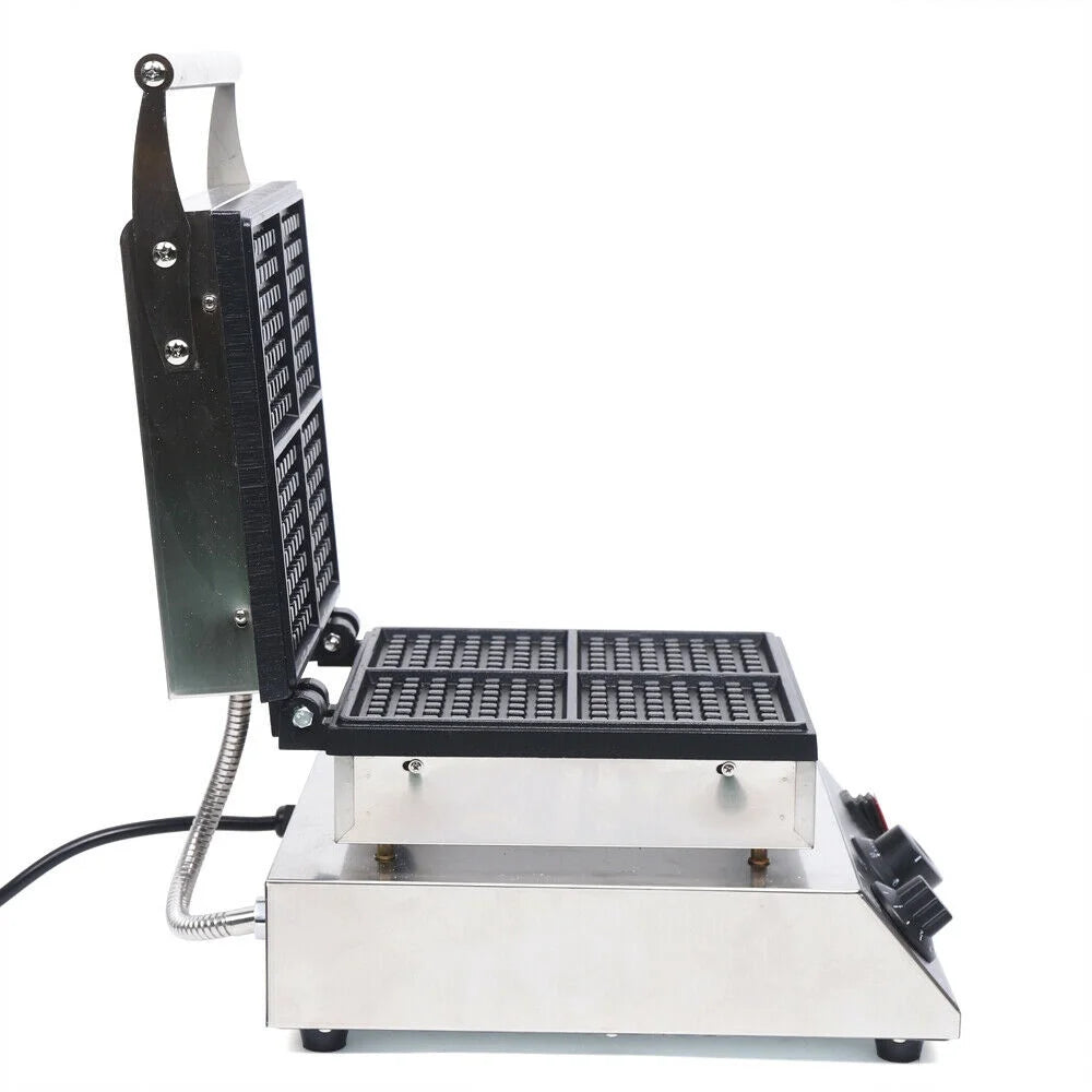 4Pcs Nonstick Electric Belgian Waffle Maker Machine S6451