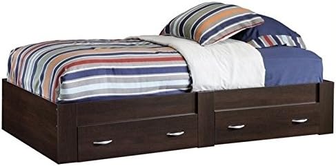 2 Piece Bedroom Set with Platform Bed and Bookcase A734847