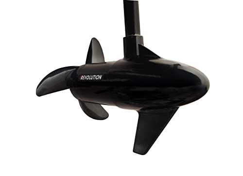 Freshwater Bow or Transom Mount Electric Trolling Motor, 50 lb Max Thrust, 36-inch Shaft D429879