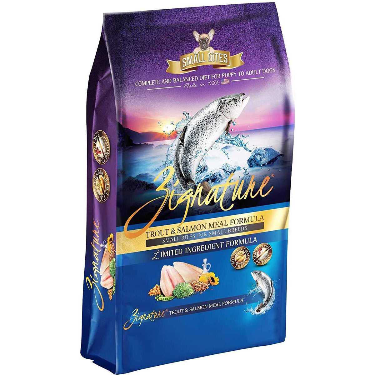 Dry Dog Food Trout & Salmon Formula Small Bites H454513