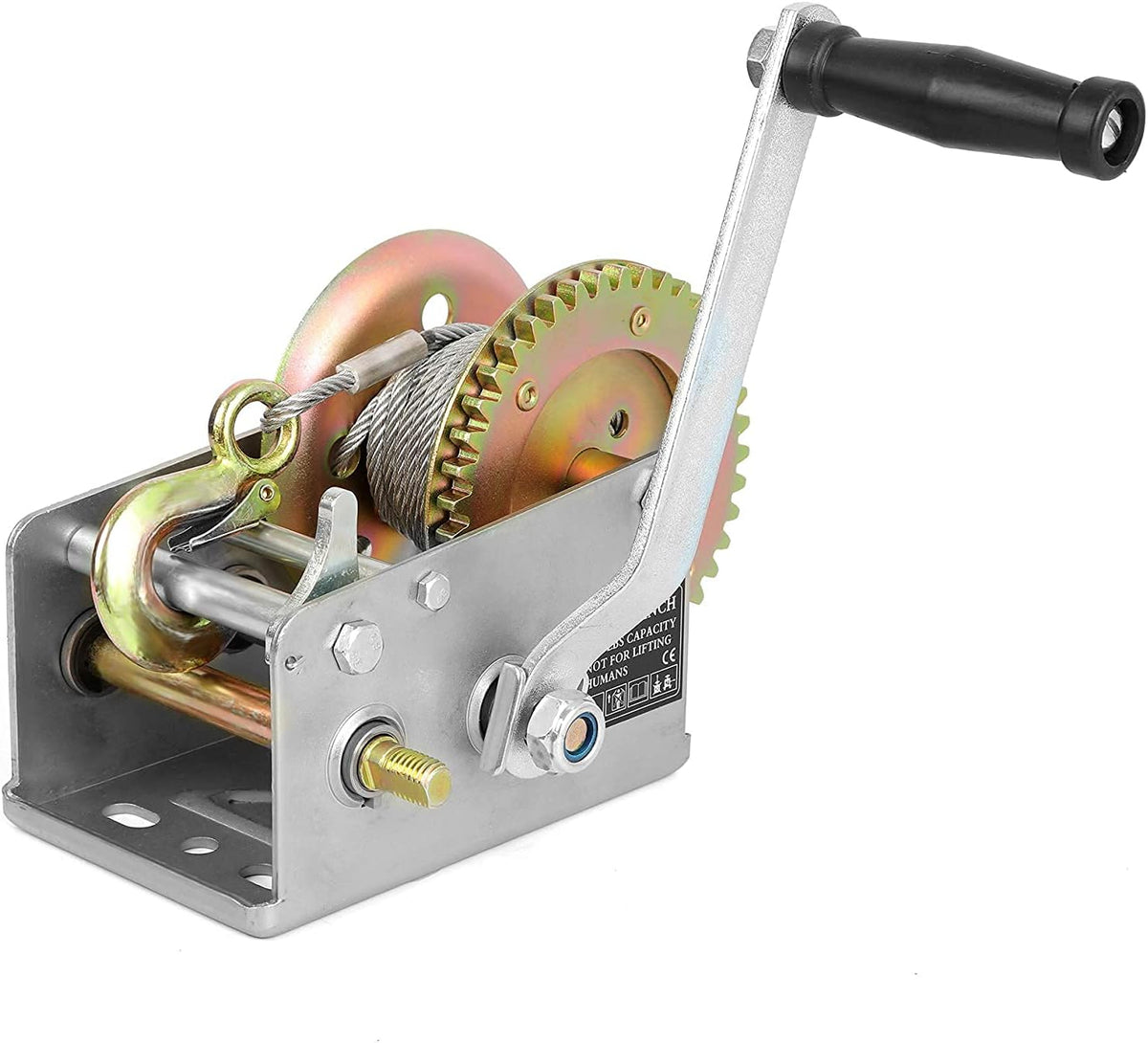 3500 lbs Hand Winch with Cable Pack of 2 M95802