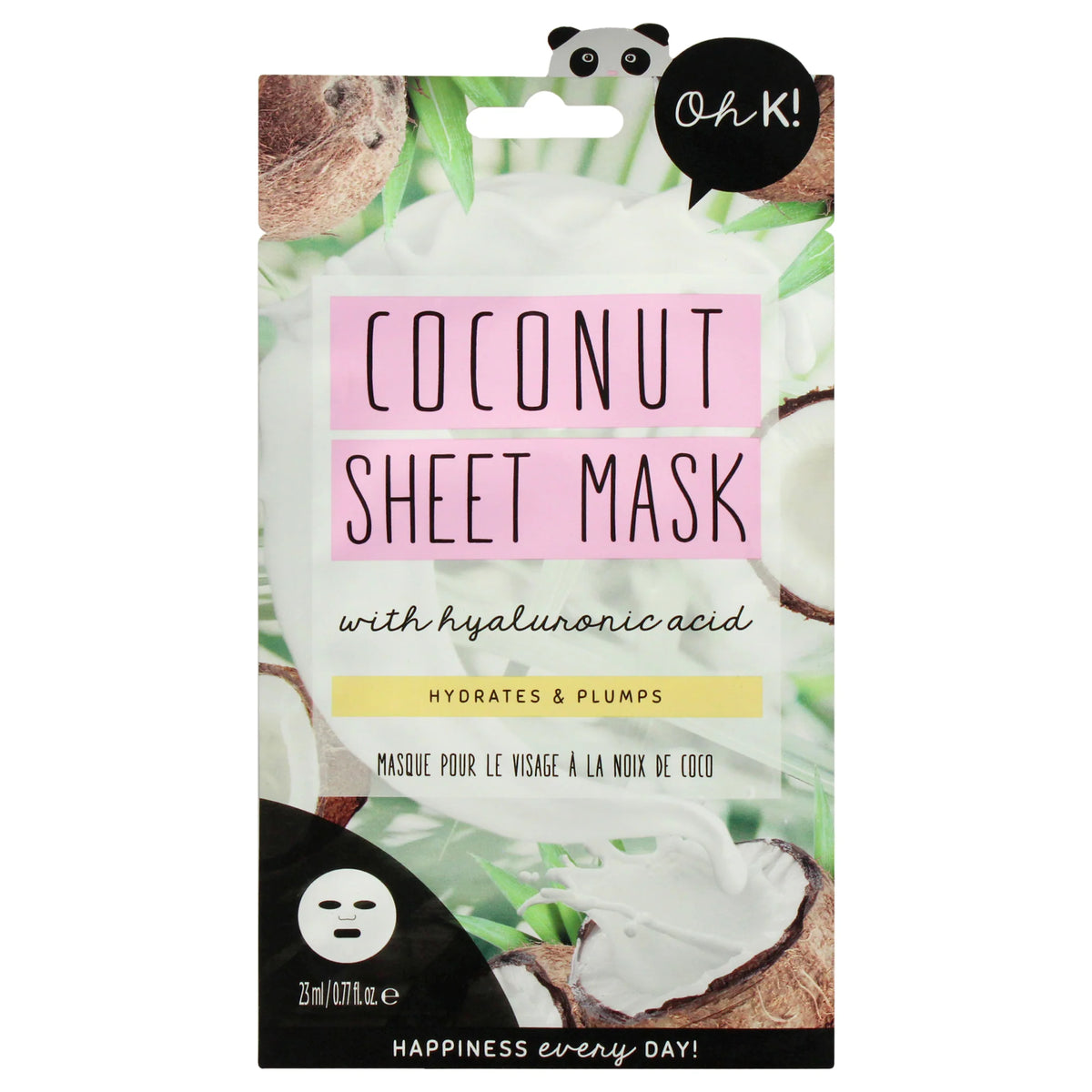 1 Pc Coconut Sheet Mask P673