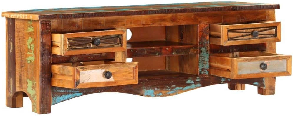 Solid Reclaimed Wood TV Cabinet X564