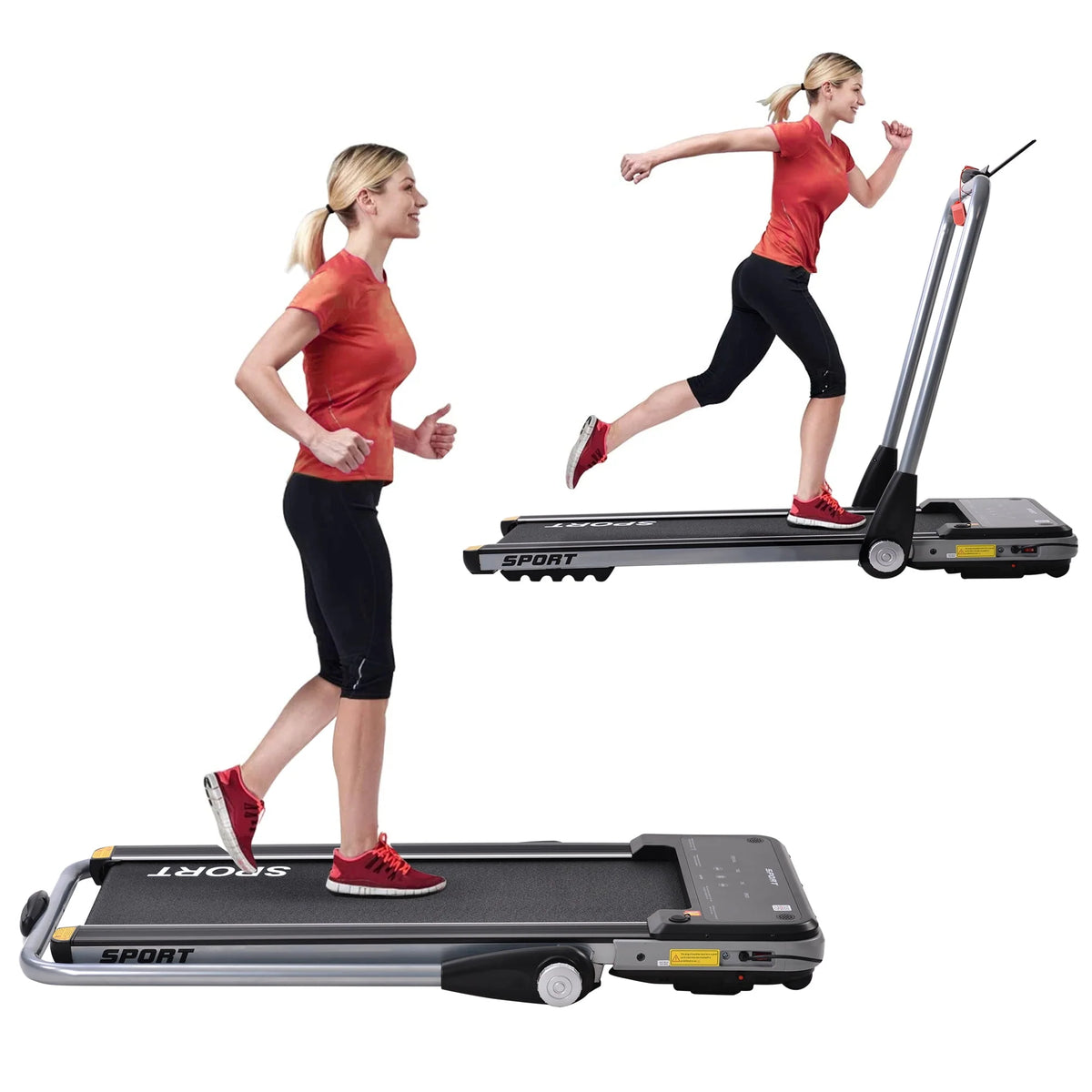 2.5HP Foldable Electric Treadmill U394044