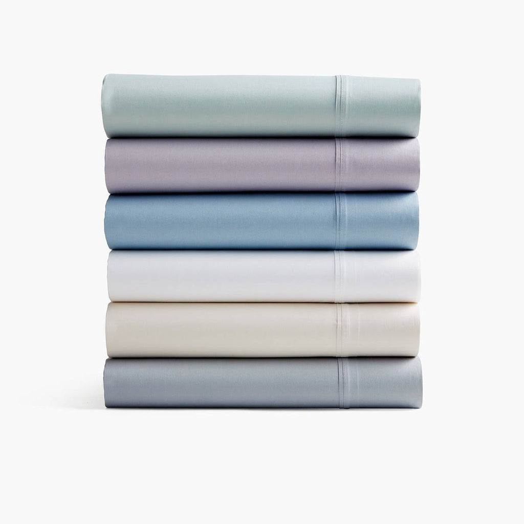 Queen Size Sateen Sheet Set in Slate Blue J330693