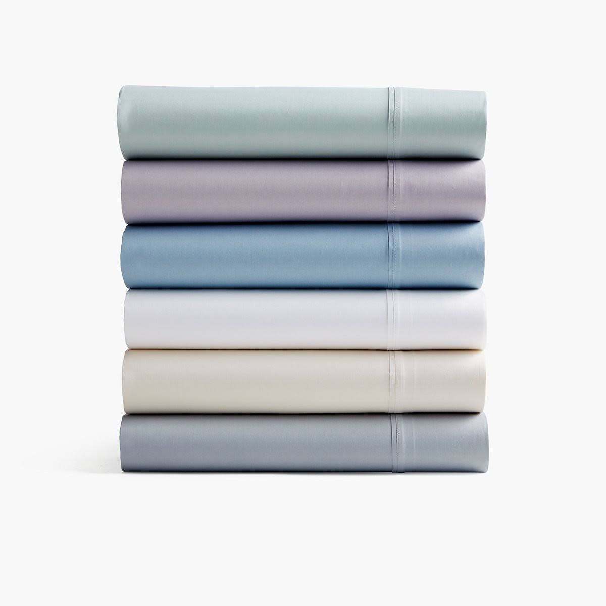 Queen Size Sateen Sheet Set in Slate Blue J330693