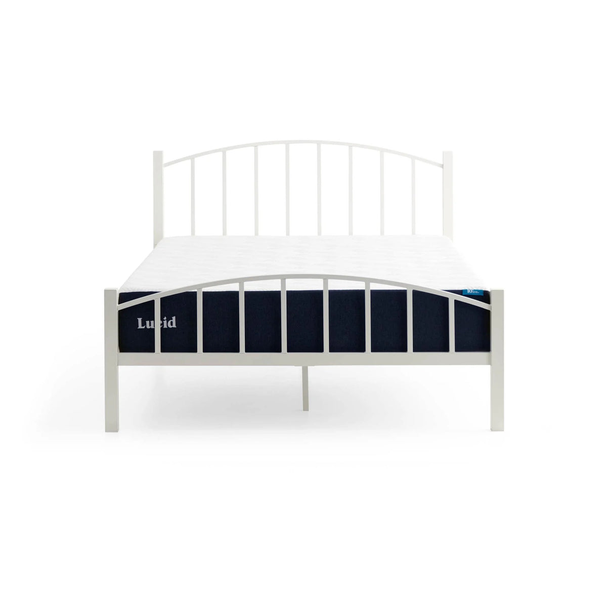 Black Metal Queen Platform Bed A6201