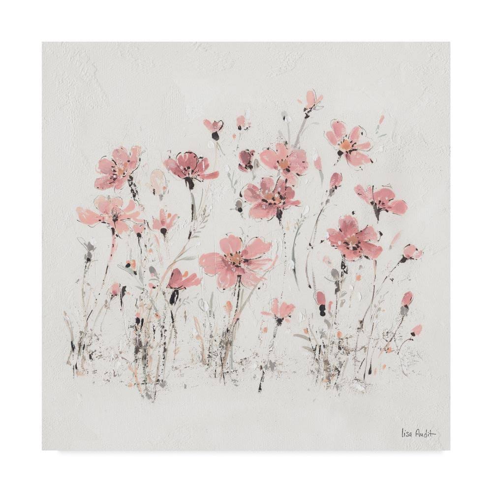 Floral Framed 18-in H x 18-in W Floral Print on Canvas R14200