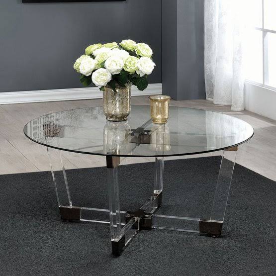 Clear End Table K228