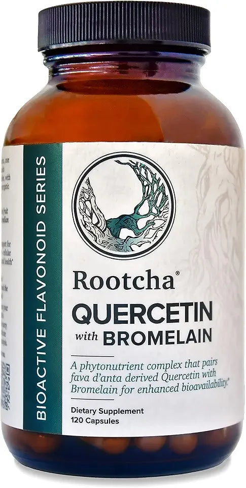 Quercetin with Bromelain 120 Capsules U939
