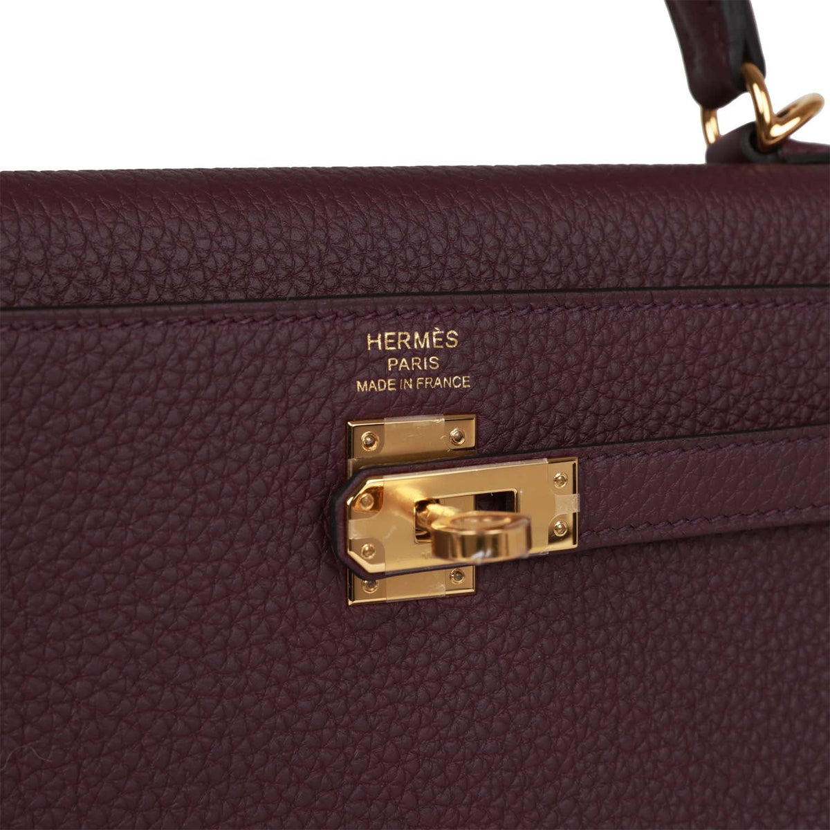 Cassis Togo Leather Handbag C39374