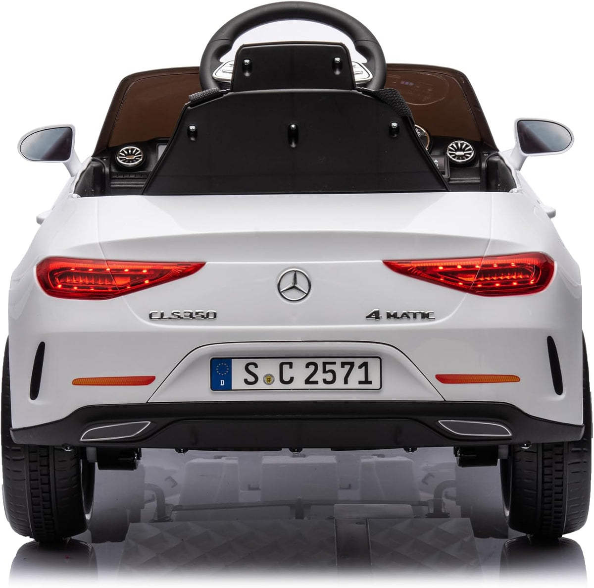White 12v Electric Ride On Car B183
