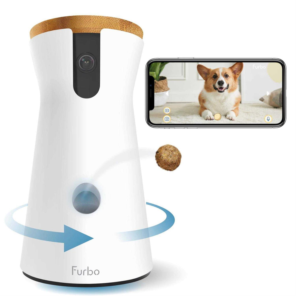 360° Rotating Pet Camera with Treat Tossing D615290