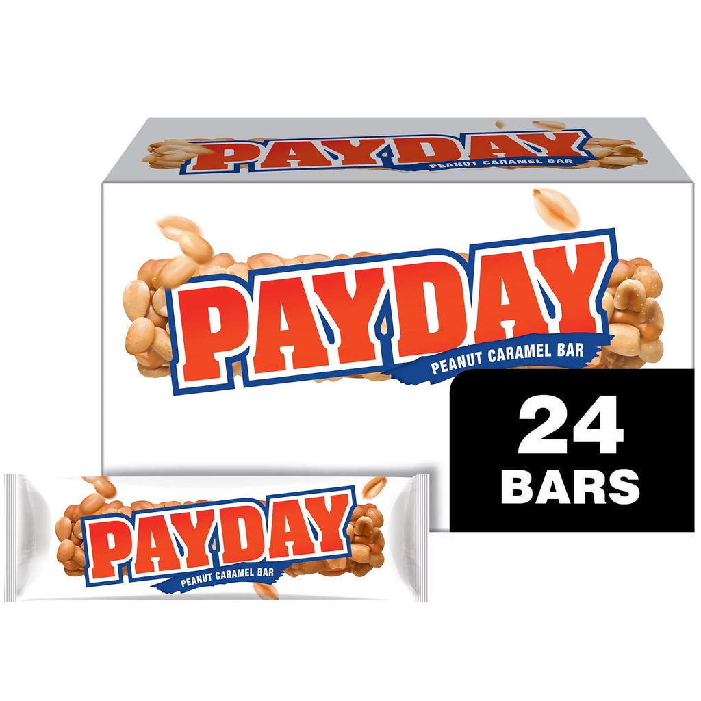 Peanut Caramel Candy Bars 1.85 oz 24 Count N3474