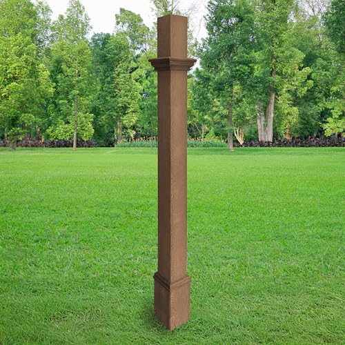 White Decorative Mounting Post Z532