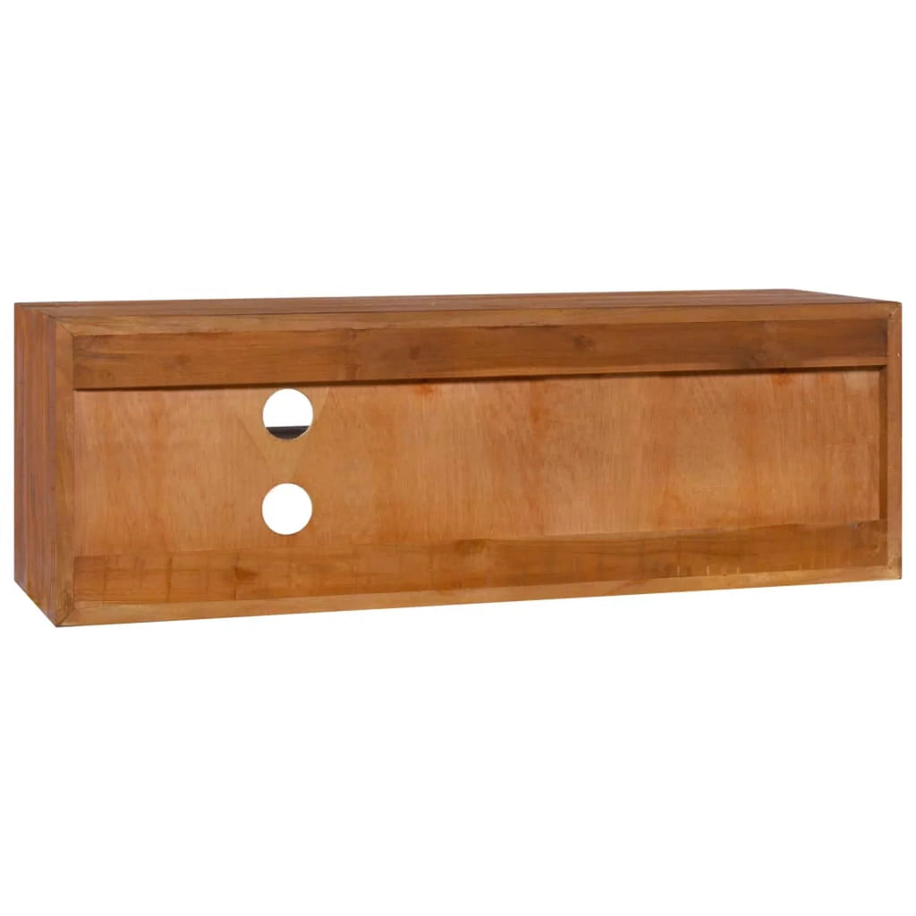 Wall-mounted Solid Wood Teak TV Stand A427