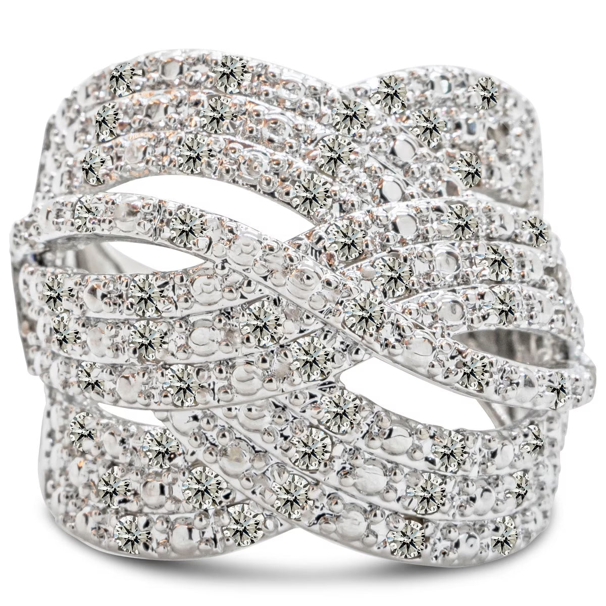 1 Carat Natural Raw Rose Cut Diamond Cocktail Ring P758901