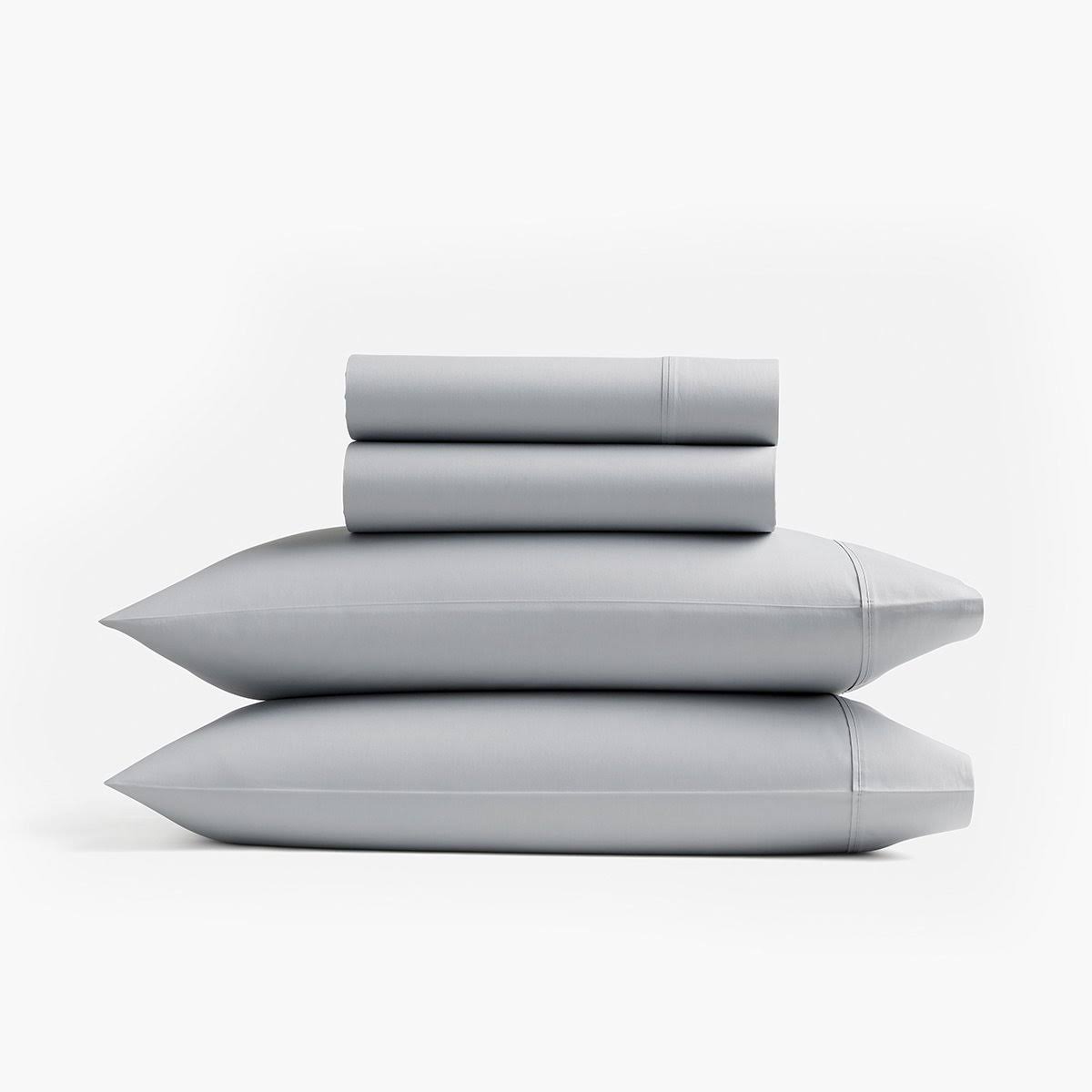 Queen Size Sateen Sheet Set in Slate Blue J330693