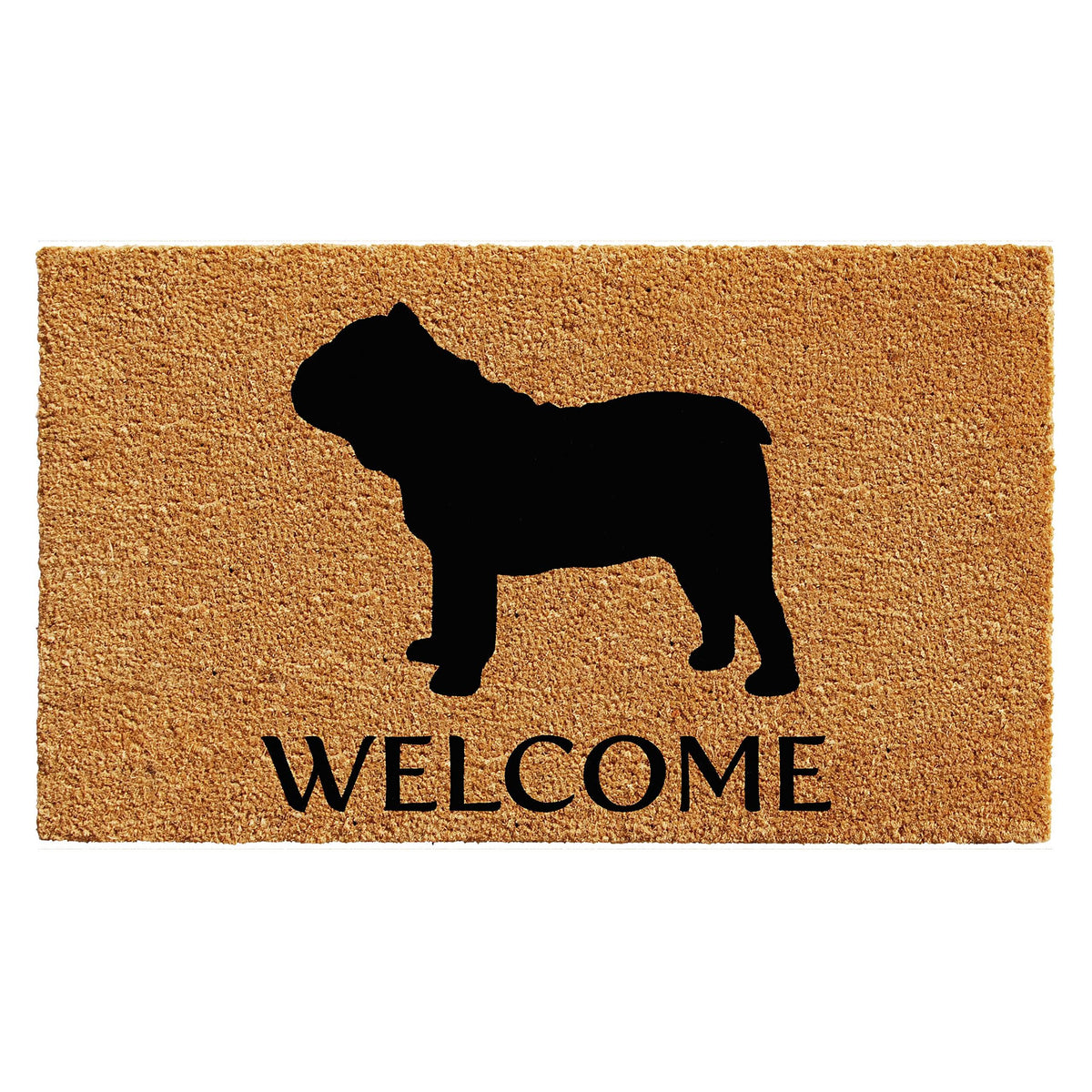 Bull Dog Doormat 2' x 3' Natural/Black N76016