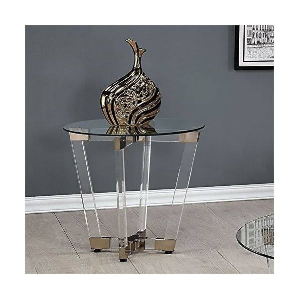 Clear End Table K228