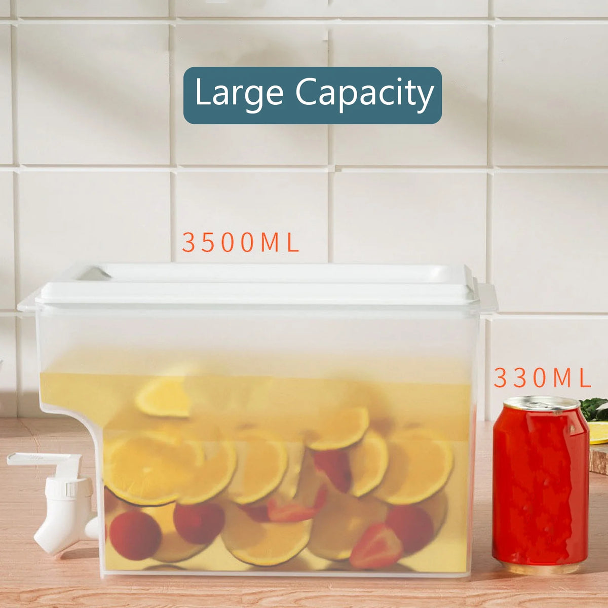 Cold Kettle Water Container Beverage Dispenser K488496