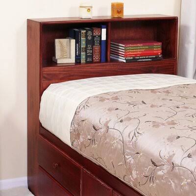 Twin Bookcase Headboard Antique Cherry C798043