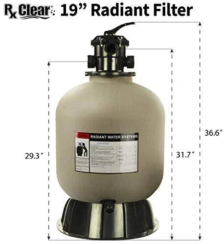 19 inch Above Ground Swimming Pool Sand Filter H325602