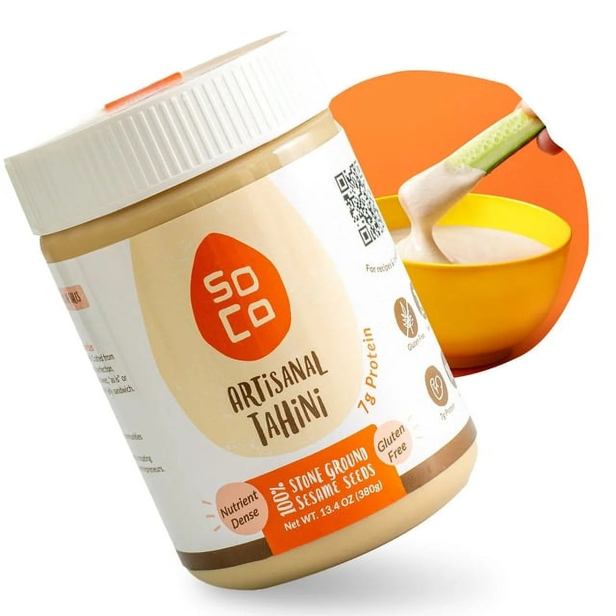 Tahini Paste, 13.4 oz, Pack of 2 R5065