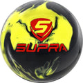 Solid Black with Yellow Pearl Hybrid Bowling Ball V1434