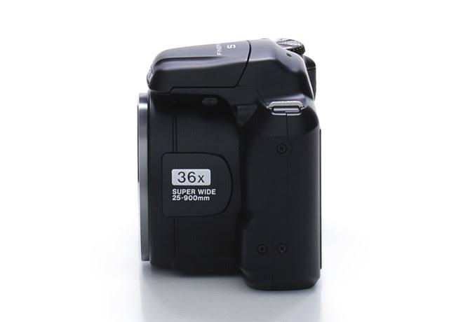 16mp Digital Camera with 36x Optical Zoom Black H140