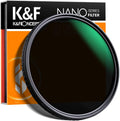 67mm Variable ND Filter ND32-ND512 (5-9 Stops) HD Neutral Density Lens Filter with 28 Multi-Layer Coatings, Pack of 2 L13964