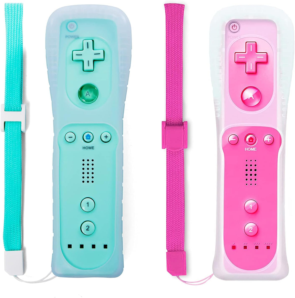 2 Pack Wireless Controller with Silicone Case and Wrist Strap I693