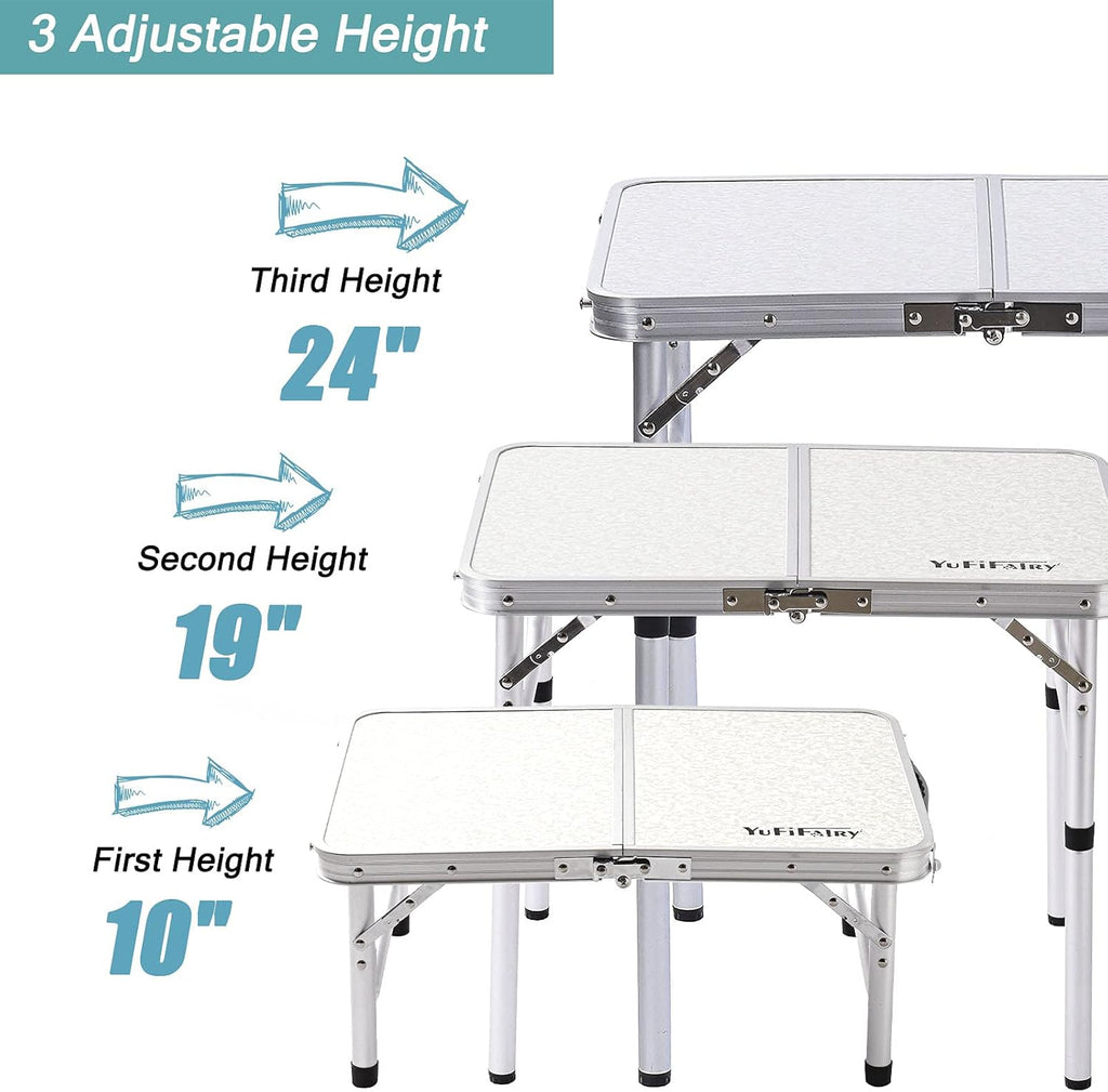 Small Folding Aluminum Camp Table O6259