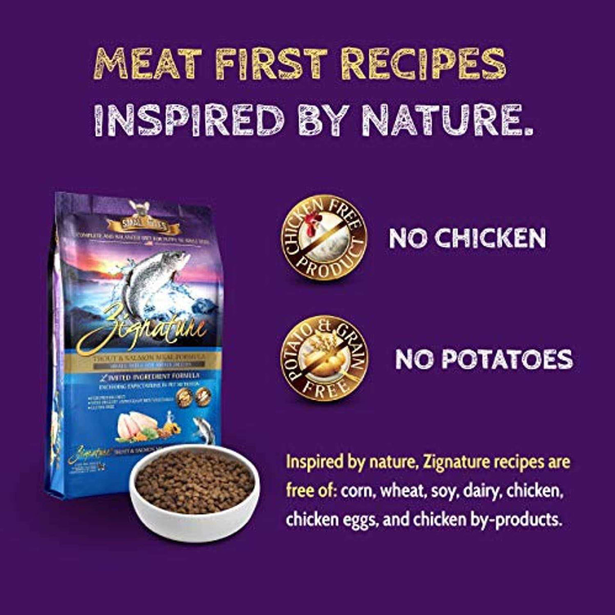Dry Dog Food Trout & Salmon Formula Small Bites H454513