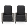 Set of 2 Wicker Outdoor Recliner with Cushion S82086