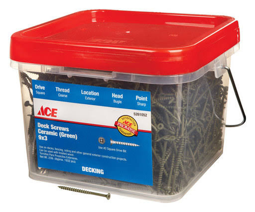 25 lb. Square Steel Deck Screws A74275