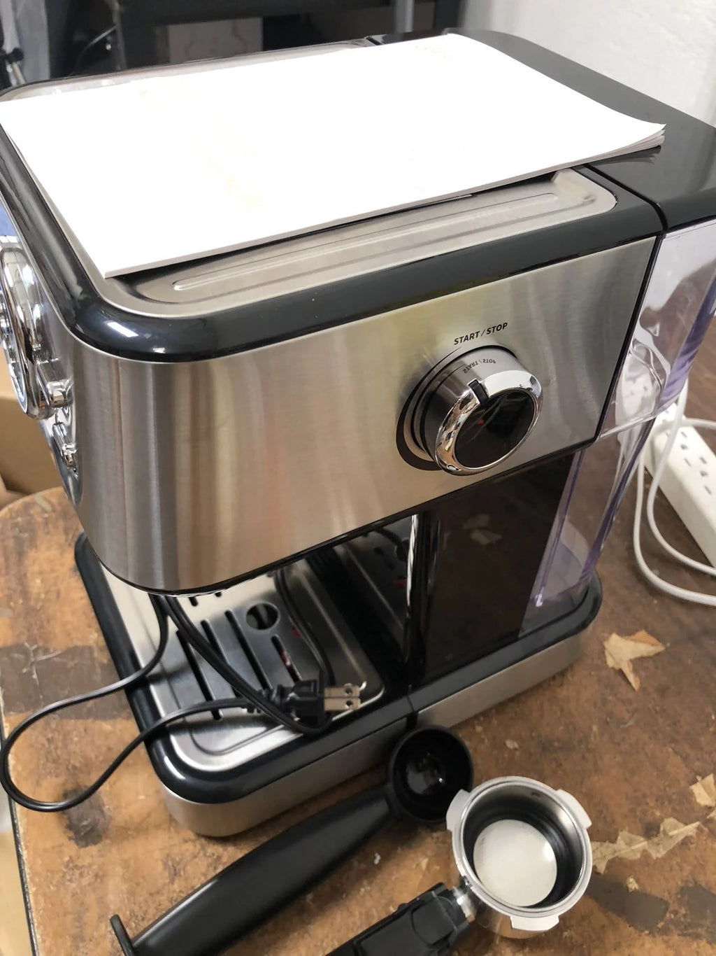Black 15 Bar Espresso Machine D4548
