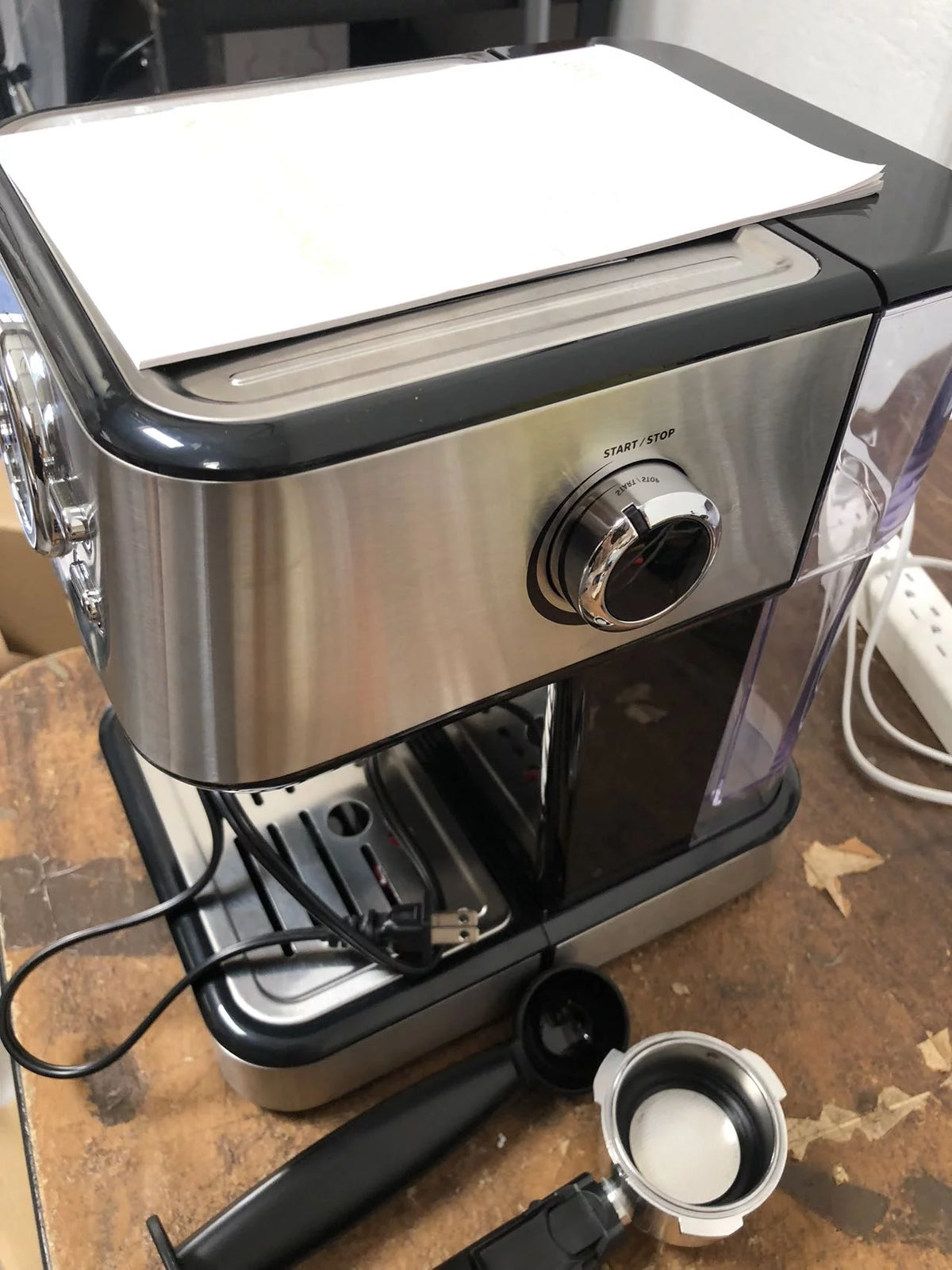 Black 15 Bar Espresso Machine D4548