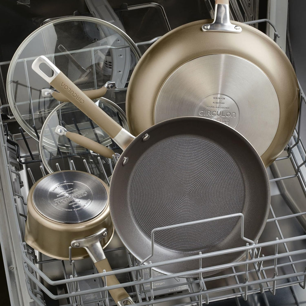 10 Piece Hard Anodized Nonstick Cookware Set G149184