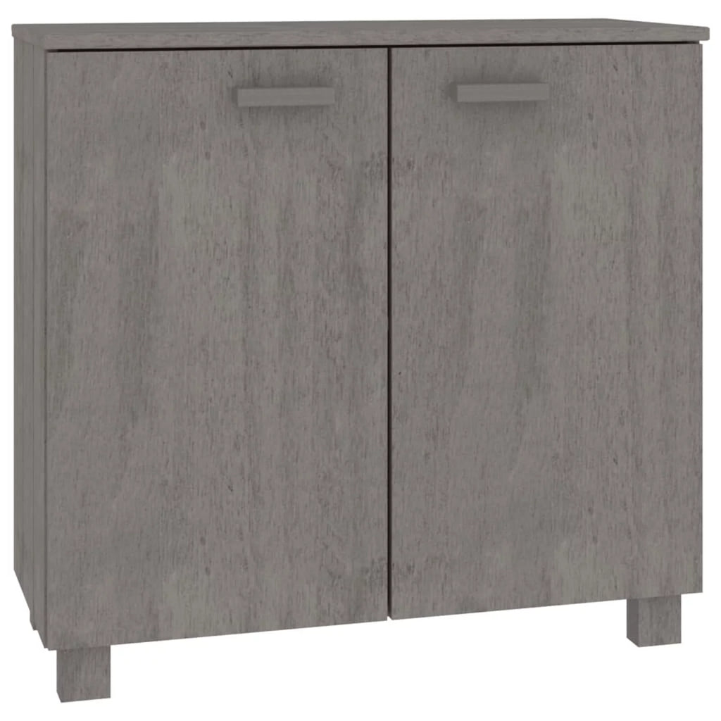 Wooden Sideboard with 2 Doors Pine Wood Storage Cabinet Q94678