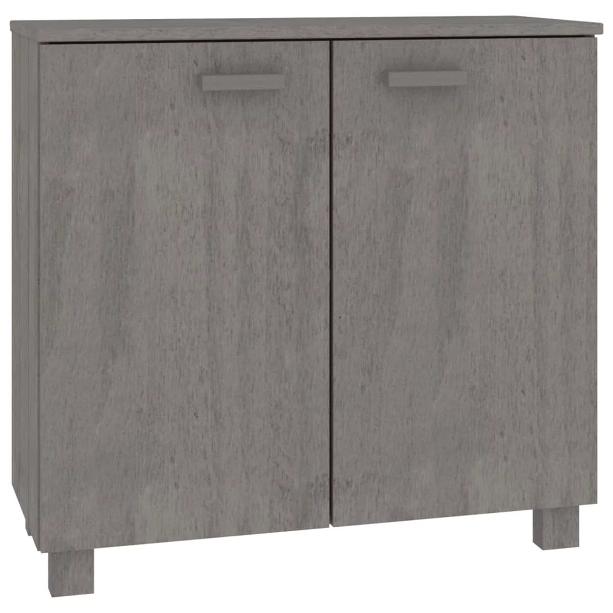 Wooden Sideboard with 2 Doors Pine Wood Storage Cabinet Q94678