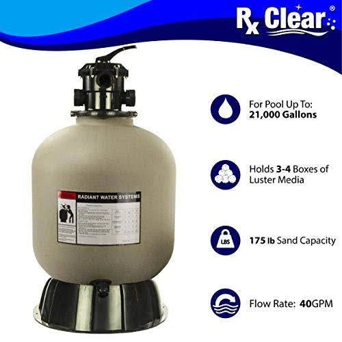 19 inch Above Ground Swimming Pool Sand Filter H325602